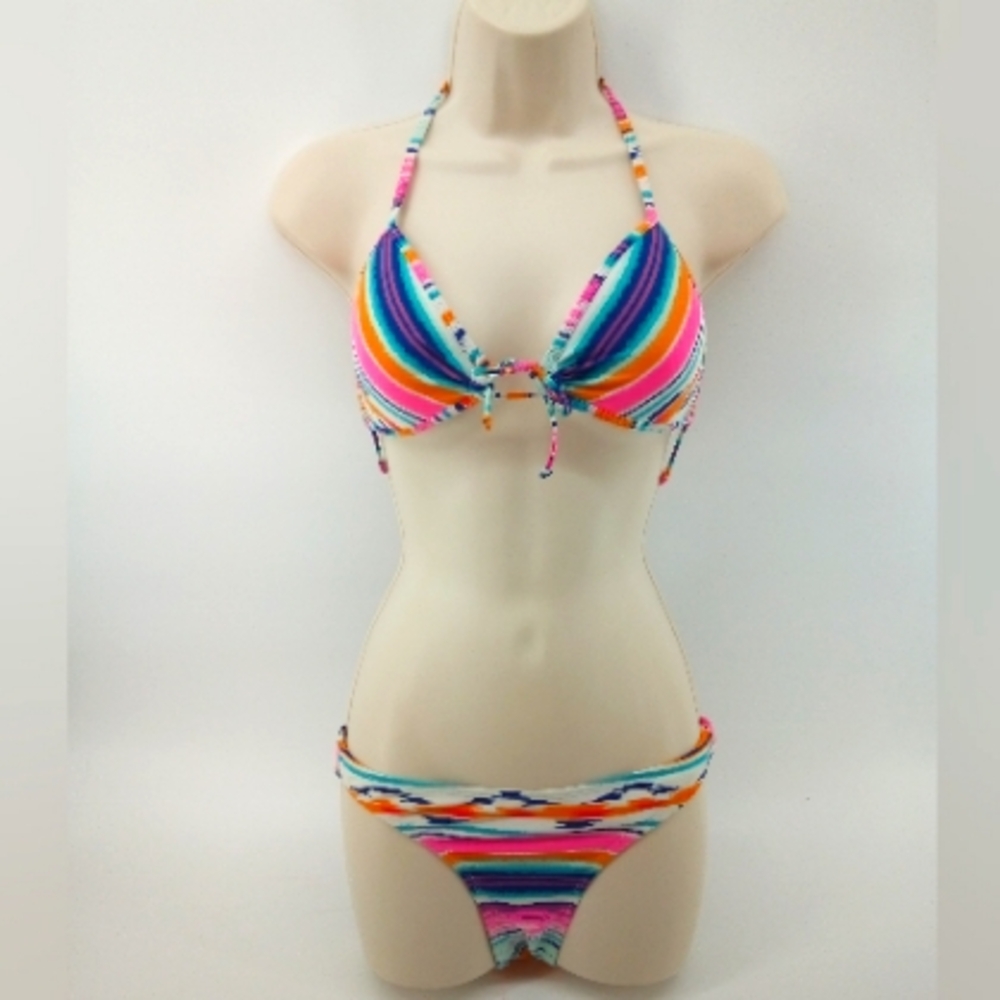 Eldon Southwest Multicolored Swimwear Set Lightly Padded S Bikini Bathing Suit